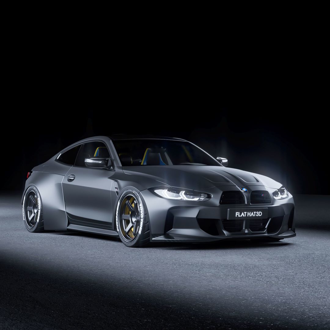 Widebody 21 Bmw M4 Coupe Looks Like A Perfect Street Drifter Autoevolution