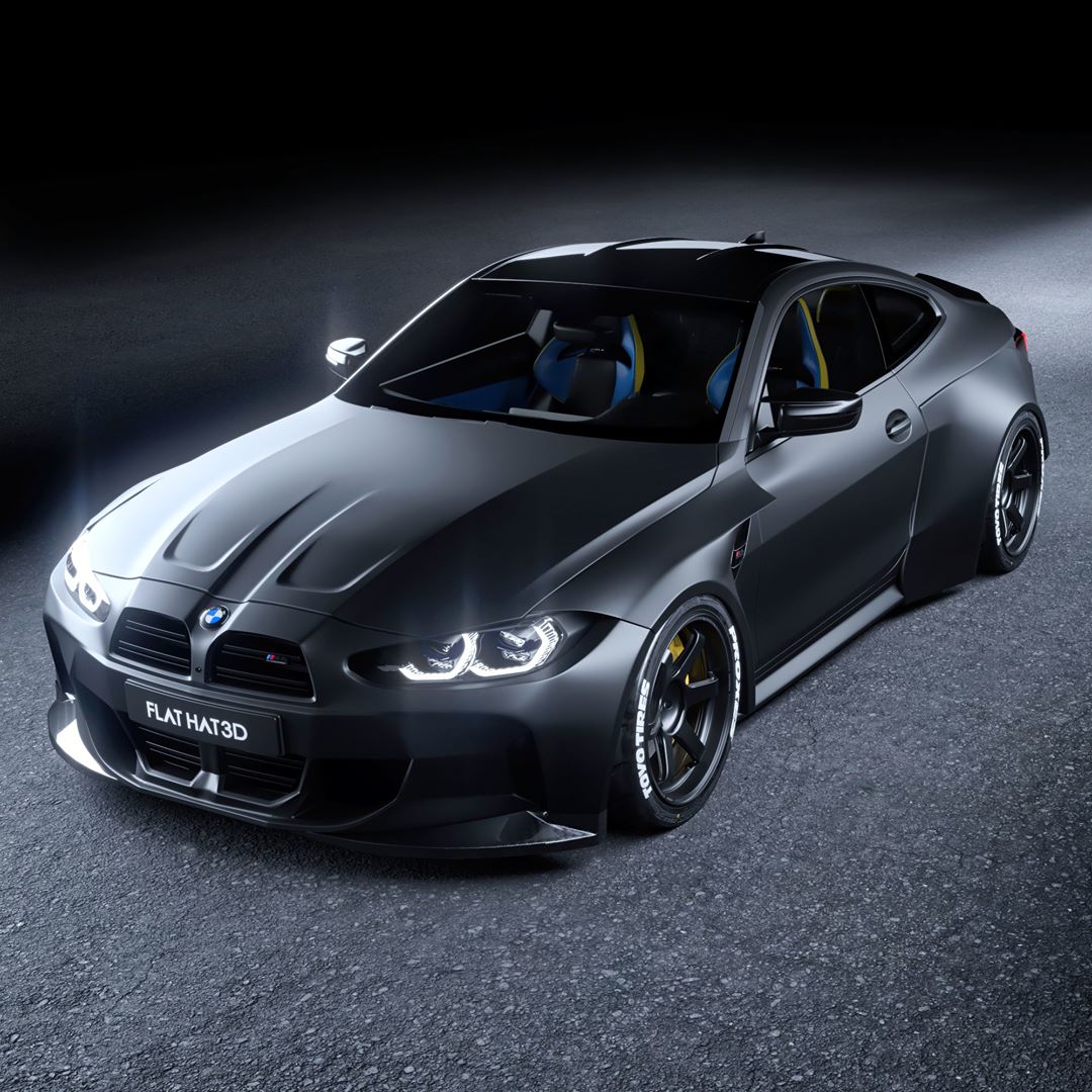 Widebody 21 Bmw M4 Coupe Looks Like A Perfect Street Drifter Autoevolution