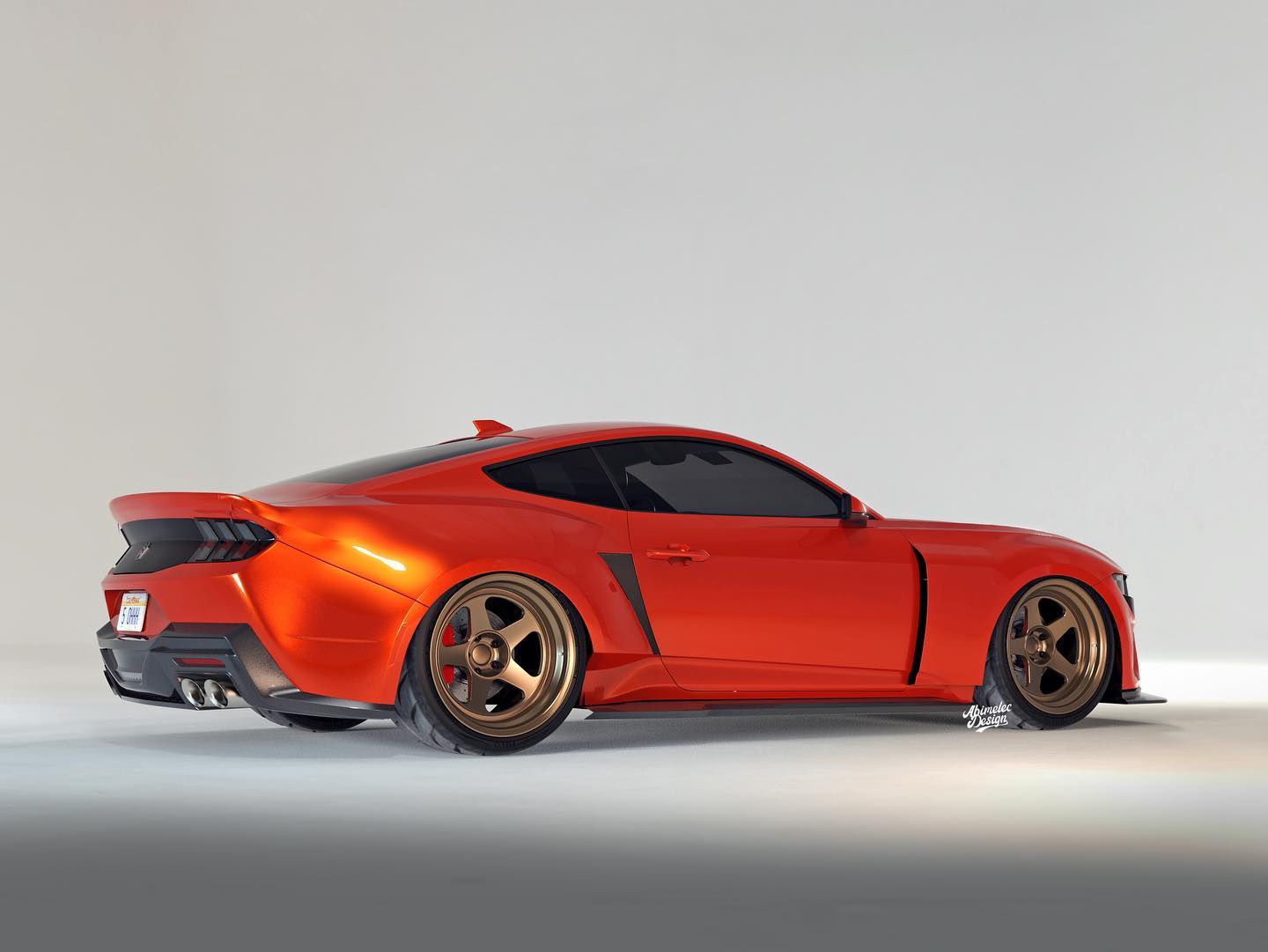 Widebody 2024 Ford Mustang ‘PonyUp!’ CGIShows How Much the Dark Horse