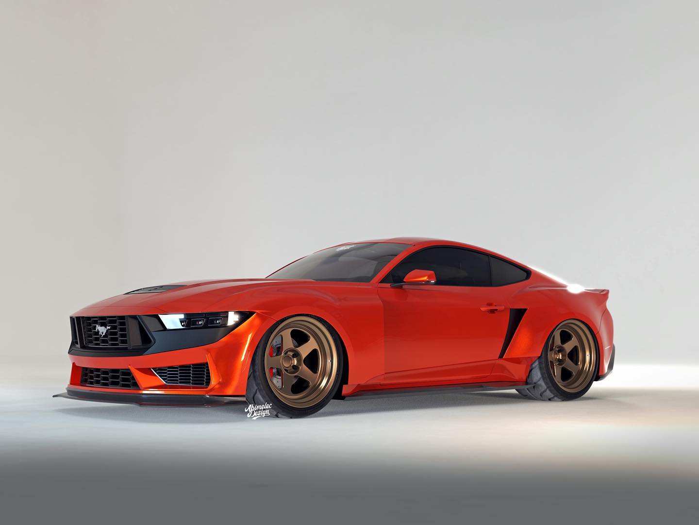 Widebody 2024 Ford Mustang ‘PonyUp!’ CGIShows How Much the Dark Horse