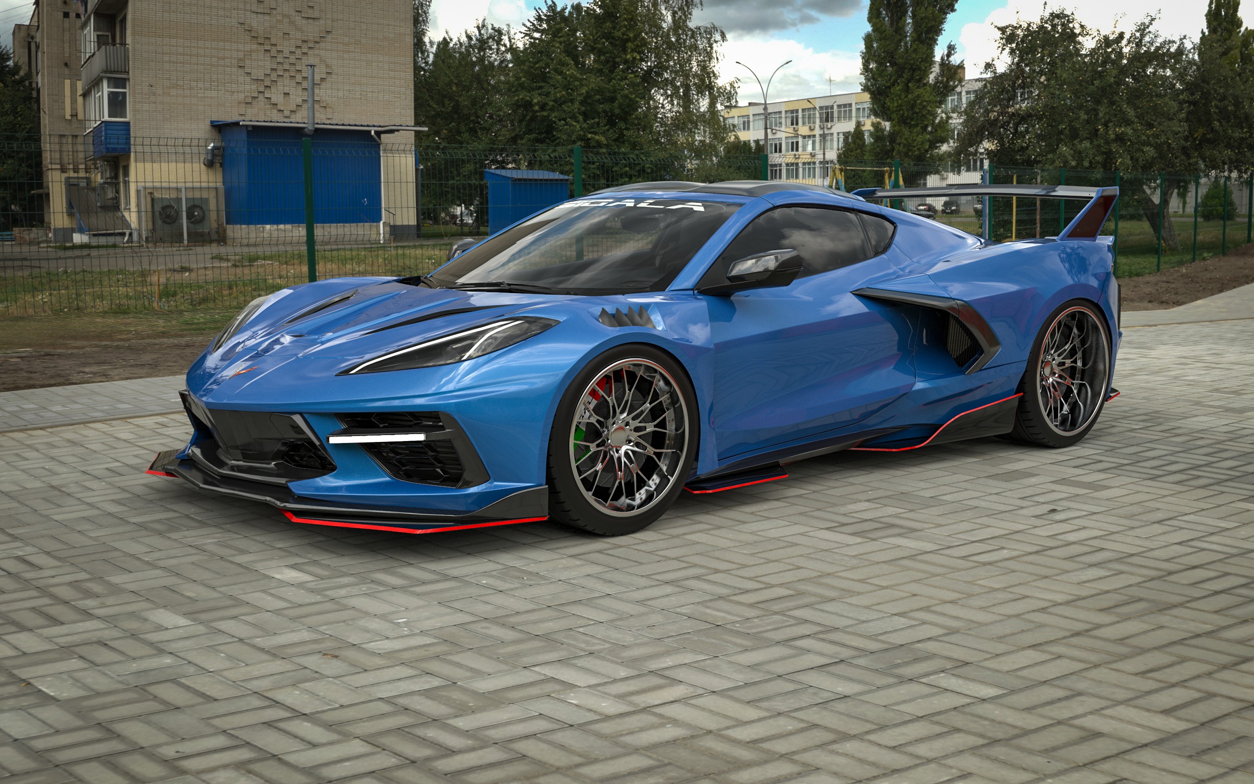 Widebody C8 Corvette "C8RR" by Sigala Designs Looks Awesome, Comi...