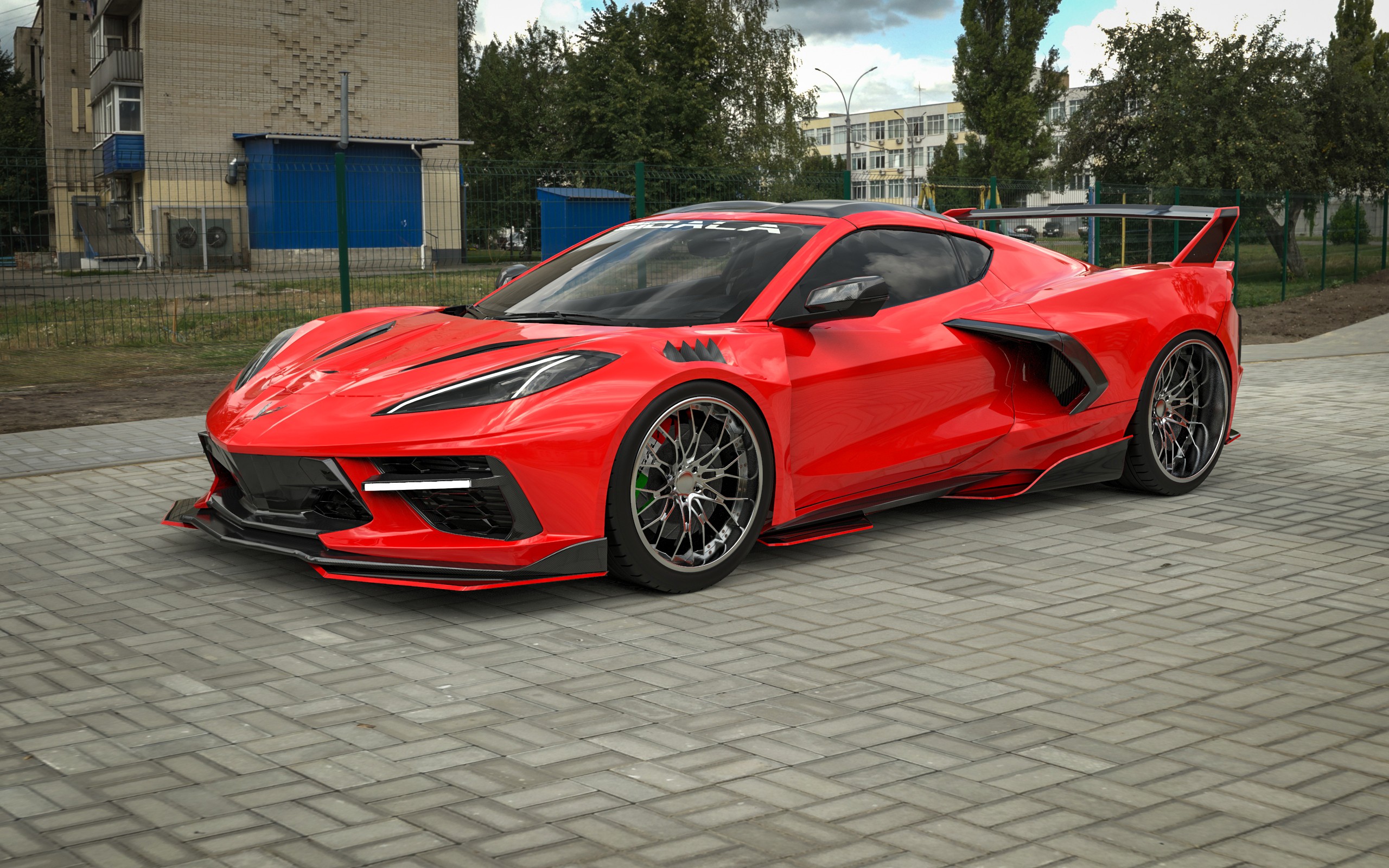Widebody C8 Corvette “c8rr” By Sigala Designs Looks Awesome Coming