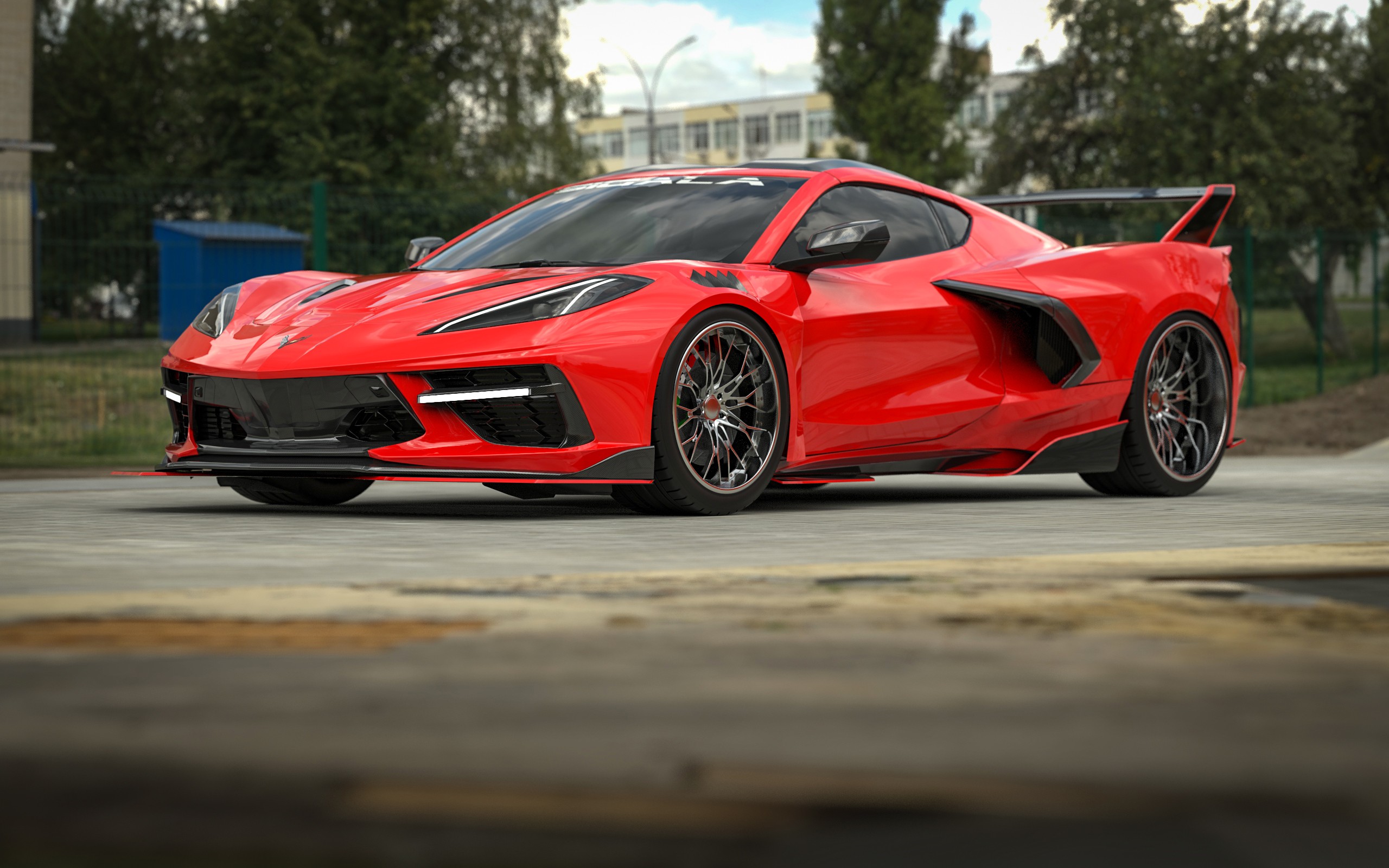 Widebody C8 Corvette “c8rr” By Sigala Designs Looks Awesome Coming