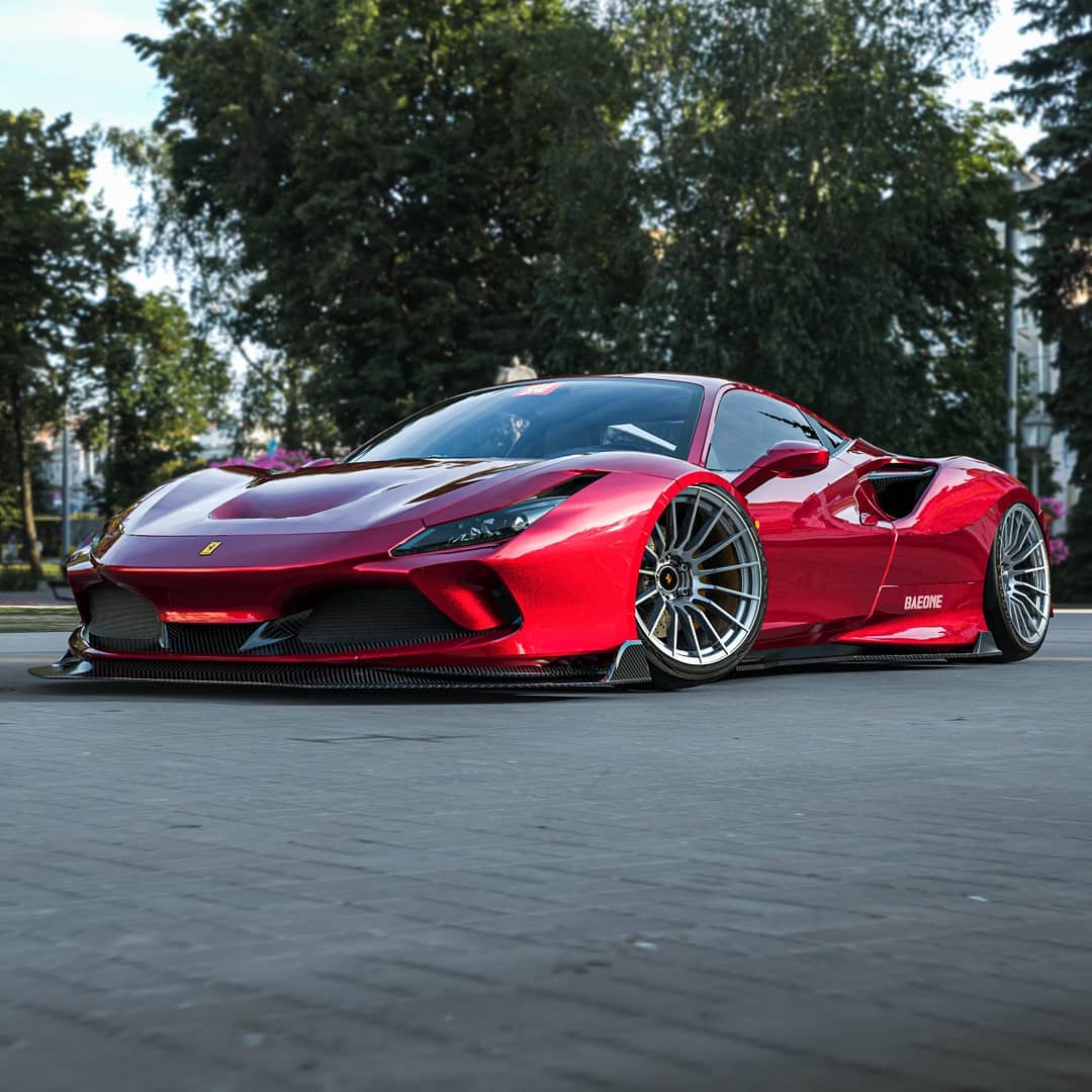 Ferrari F8 Tributo Looks Sleek In Real Life Photos