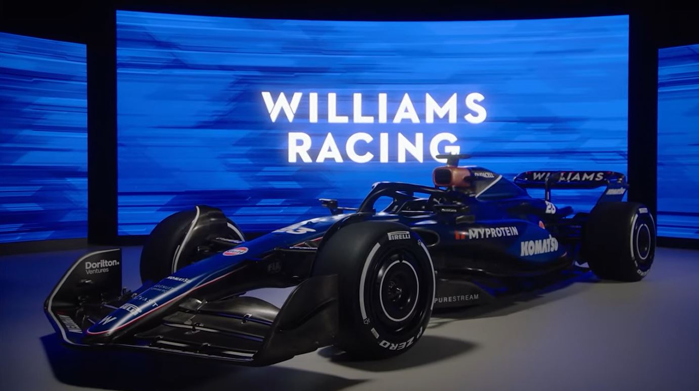 Williams F1 Team Debuts 2024 FW46 Livery Using Last Year's Race Car
