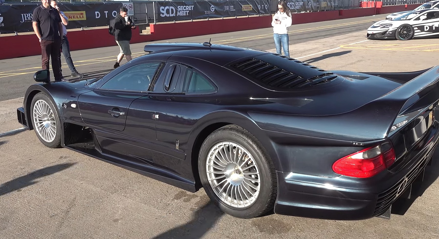 World's Rarest and Most Mysterious Mercedes-Benz CLK GTR Hits the Track -  autoevolution