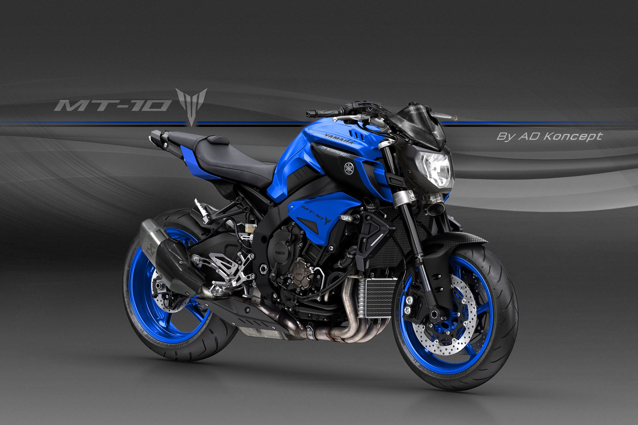 Yamaha MT 10 in Valentino Rossi Livery and More from AD 