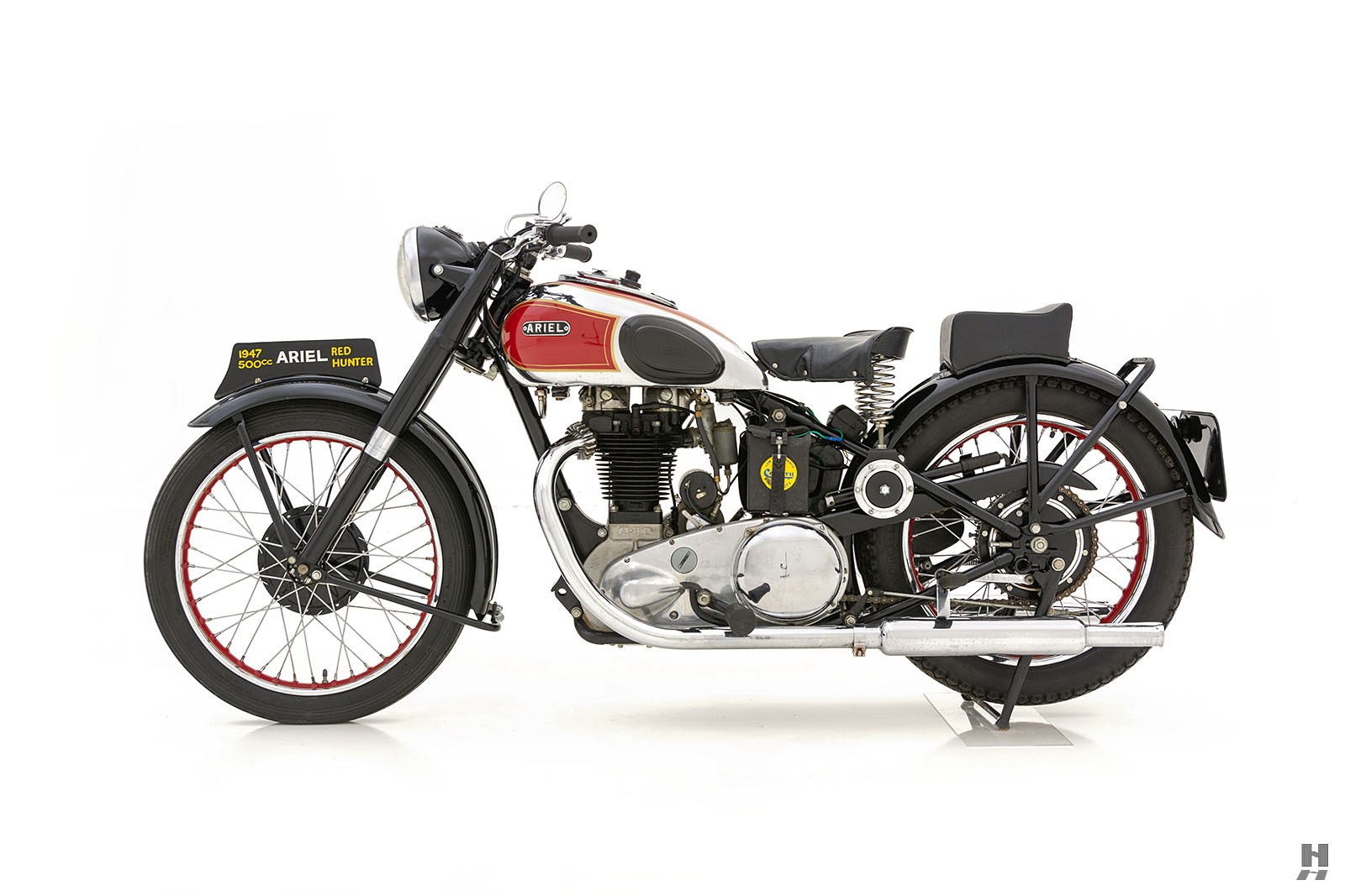 You Need This 1947 Red Hunter Classic Motorcycle, And You Can Afford It -