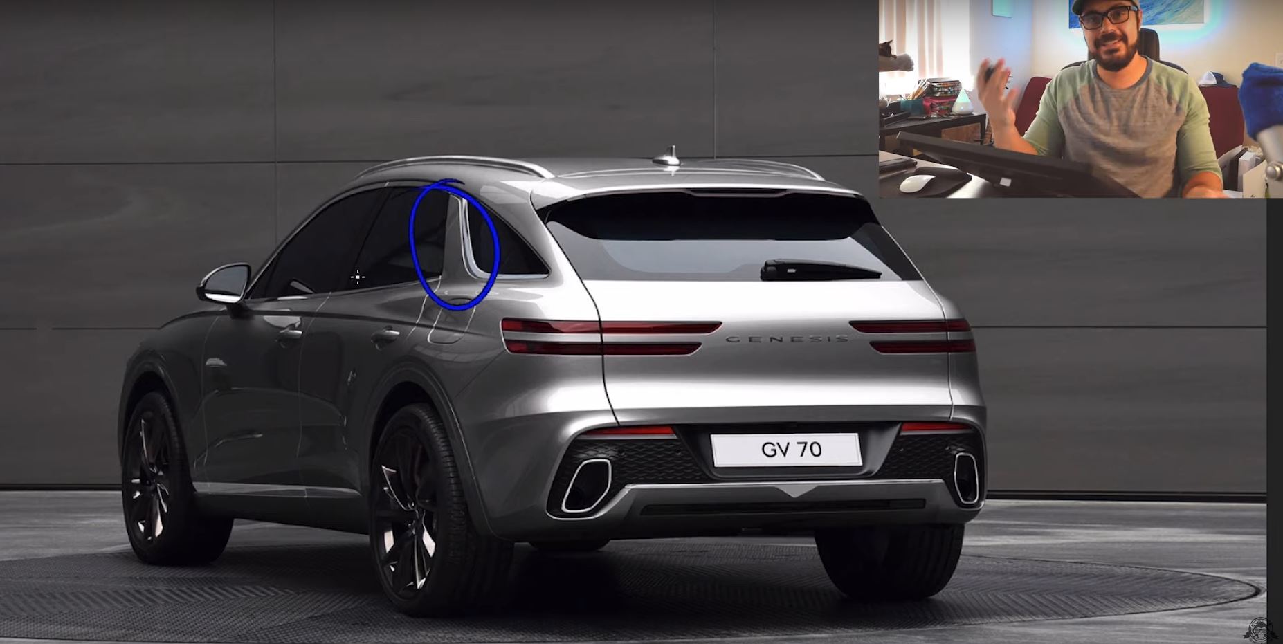 YouTube Artist Proves the Genesis GV70 Is a "Great Looking Porsche