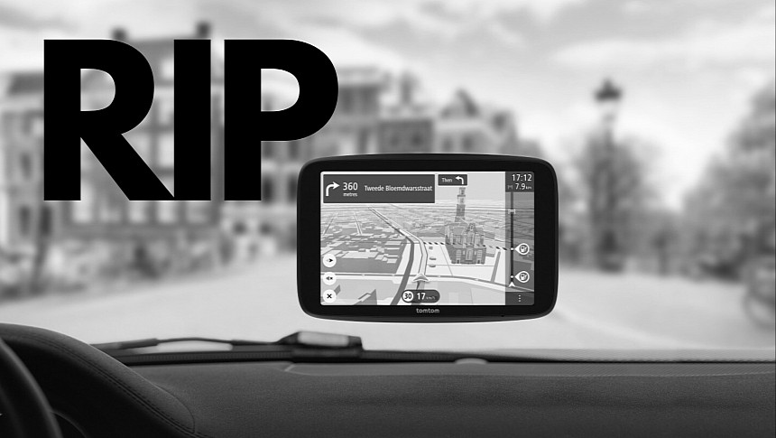 TomTom stopped selling GPS navigators in the US