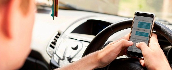 The use of mobile phones while driving remains a huge problem everywhere