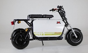 Garage-Built Fat Albert E-Scooter Can Carry a Crate of Beer in Its Storage Compartment