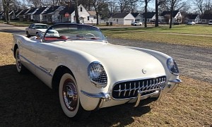 Garage Find: Pristine 1954 Chevrolet Corvette Shows Only 53k Miles