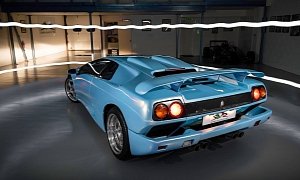 Garage Queen: Low-Mileage Lamborghini Diablo SV Painted Ice Blue