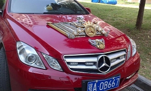 Garishly-Modified Mercedes Benz E 300 Cabrio Found in China