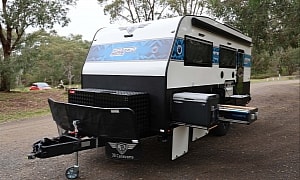Gator Hybrid 16 Is a Rugged Couple's Camper Designed To Tame the Australian Outback
