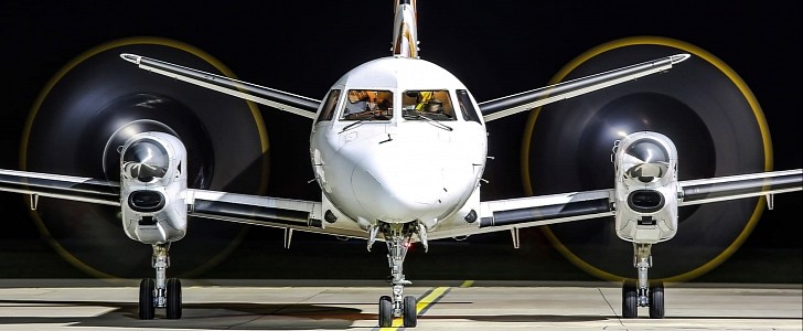 A Saab 340B  will be modified for future flight tests with GE's hybrid-electric propulsion system