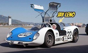 Gearhead Jay Leno Isn't Afraid of Fast Cars, Drives the Jet-Powered Howmet TX