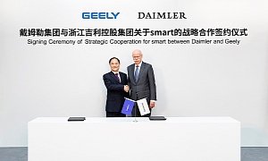 Geely and Mercedes-Benz Tie the Knot to Jointly Own the smart Brand
