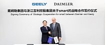 Geely and Mercedes-Benz Tie the Knot to Jointly Own the smart Brand