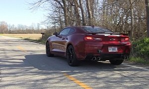 Gen 6 Chevy Camaro SS With Corsa Performance Cat-Back Exhaust System Sounds Mean