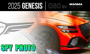 Genesis G80 EV Magma Concept Gets New Attire for Next Month's Goodwood FoS