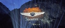 Genesis Officially Greets Europe With Huge 3D Projection in the Swiss Alps