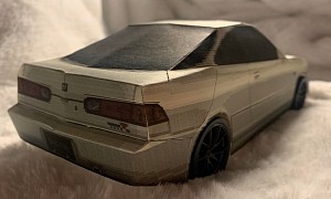 Genius Builds Paper Models of Gran Turismo Cars, Here’s the 1997 Integra Type R