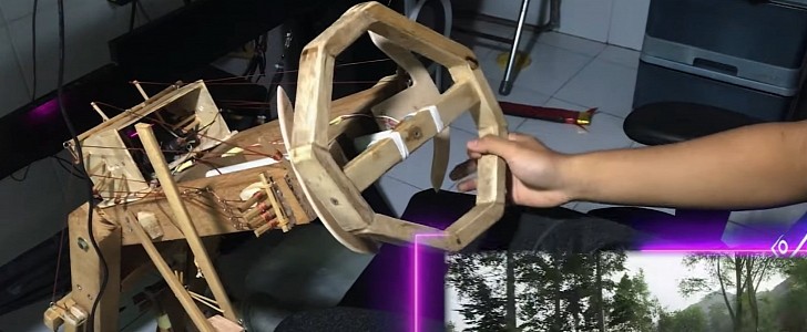 DIY gaming steering wheel