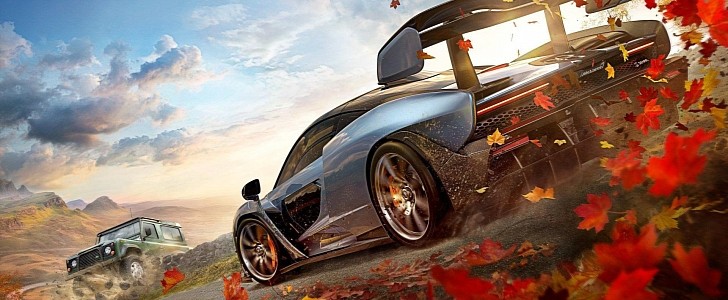Forza Horizon 4 cover art recreated for GTA V