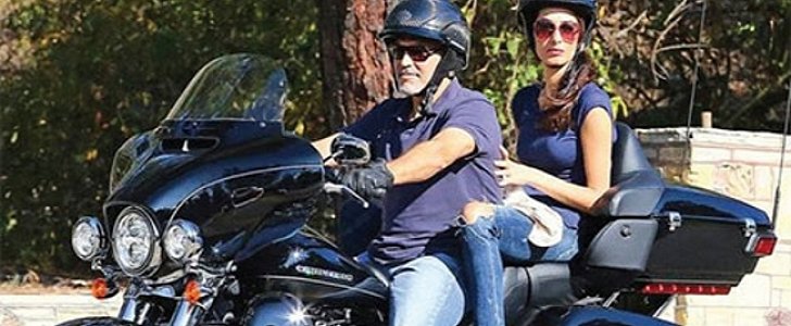 George Clooney is done riding bikes, mostly because of wife Amal