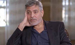 George Clooney on Being Hit by a Car at 70mph: I Split My Helmet in Half