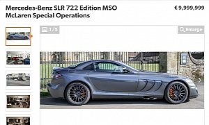 Ultra Rare Mercedes-Benz SLR 722 McLaren by MSO is Yours if You Have 10 Mil Euro