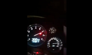 German Driver Takes the Veyron Over 350 km/h on Autobahn