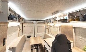German-Made Camper Van Is a Cozy Beach House on Wheels, Spacious and Multifunctional