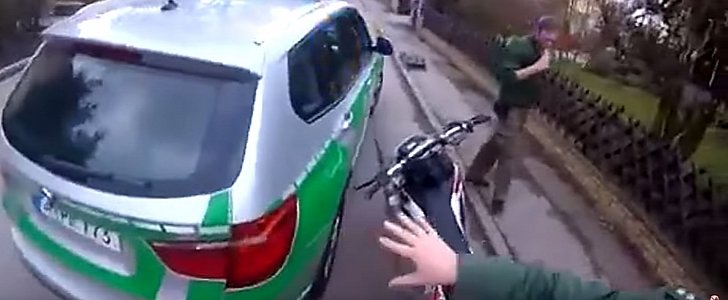 Polizei vs. biker