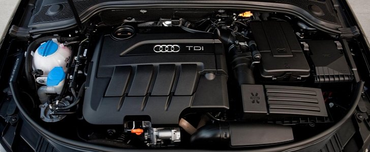 MY2013 Audi A3 2.0 TDI engine bay
