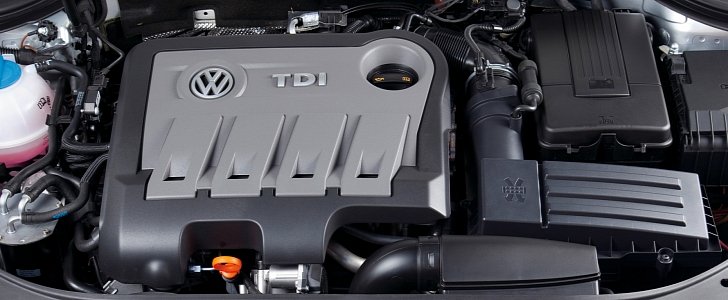 Volkswagen Passat TDI engine bay
