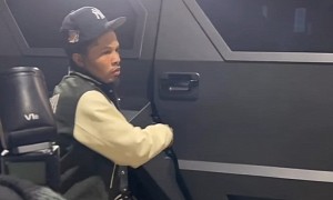 Gervonta Davis Arrived to Fight Hector Luis Garcia in His Tank-Like USSV Rhino GX
