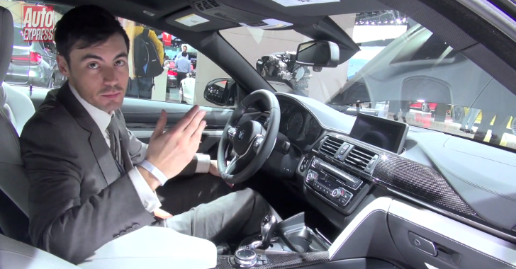 Inside the BMW F80 M3 at 2014 NAIAS