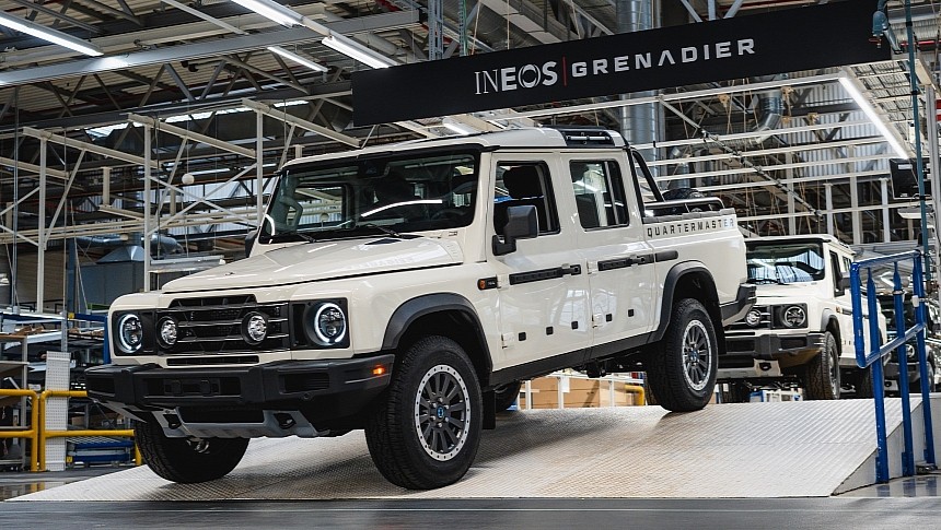 The first INEOS Grenadier Quartermasters have rolled off the production line