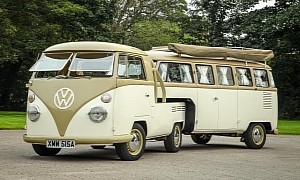 Get Ready To Bid for the Right To Own This Converted "Of-Era" VW Type 2 With Fifth-Wheel