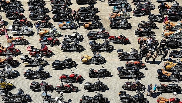 Army of Indian motorcycles in the Czech Republic, 2022