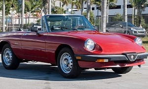Get This 1986 Alfa Romeo Spider That Lady Gaga Hated and Eddie Irvine Loved