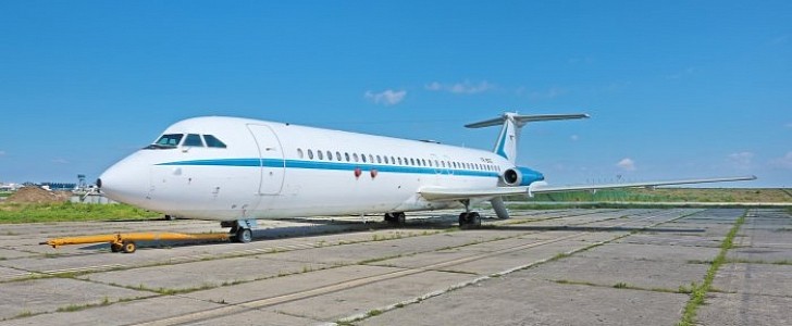 ROMBAC 1-11 YR-BRE served as Presidential plane for Ceausescu between 1986 and 1989