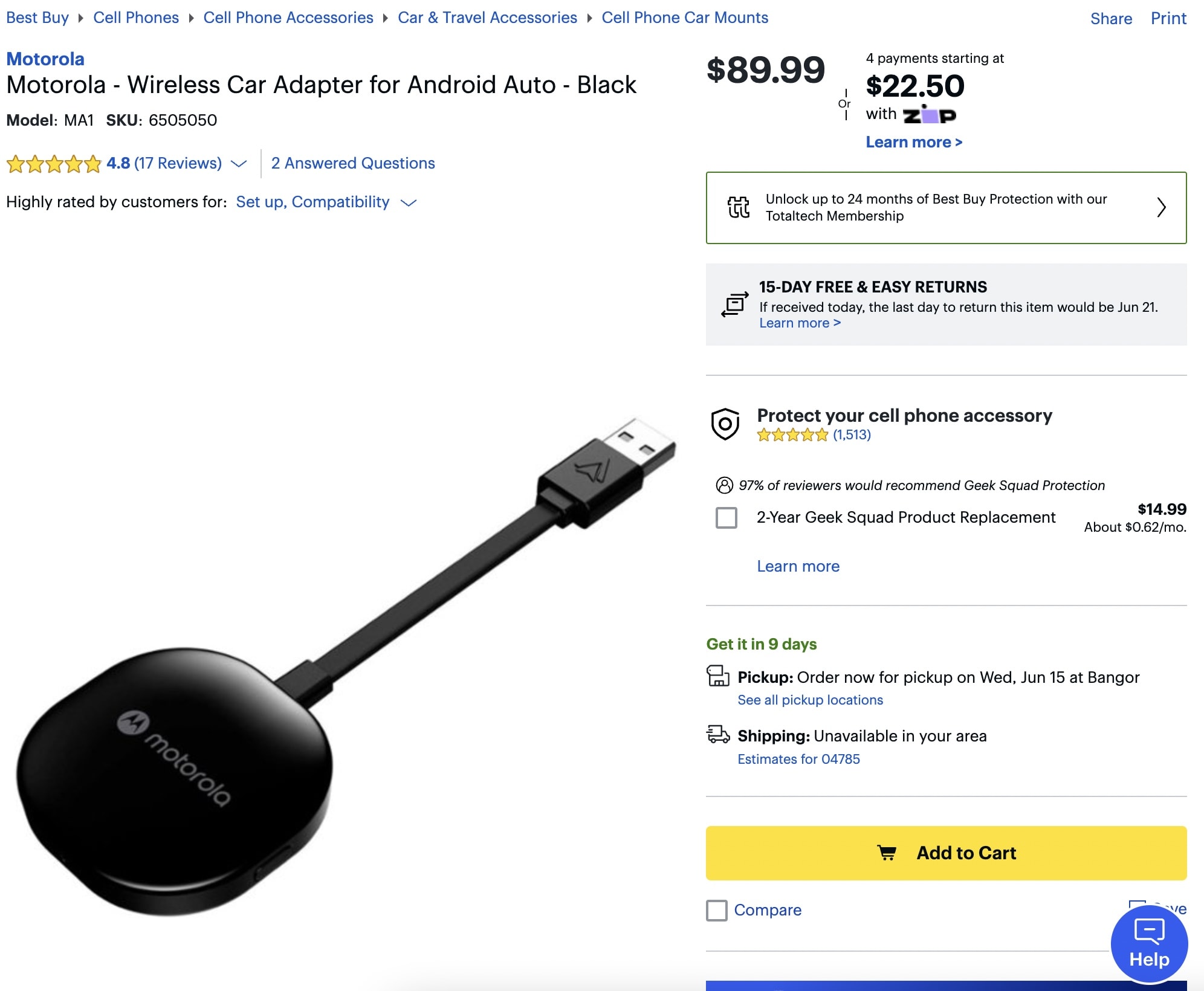 The World's Number One Android Auto Wireless Adapter Is Now