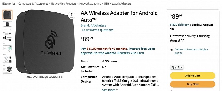 AA Wireless en Amazon