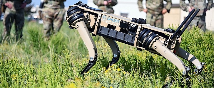 Ghost Robot Dog Looks Fierce and Unforgiving With U.S. Security Forces - autoevolution