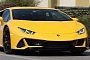 Giallo Inti Lamborghini Huracan Evo Spotted in Traffic, Looks Imposing