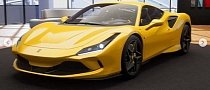 Giallo Triplo Strato Ferrari F8 Tributo Shows Screaming Spec